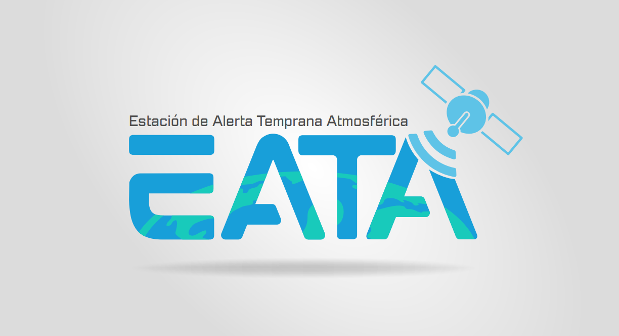 Logo completo de EATA - Estación de Alerta Temprana Atmosférica
